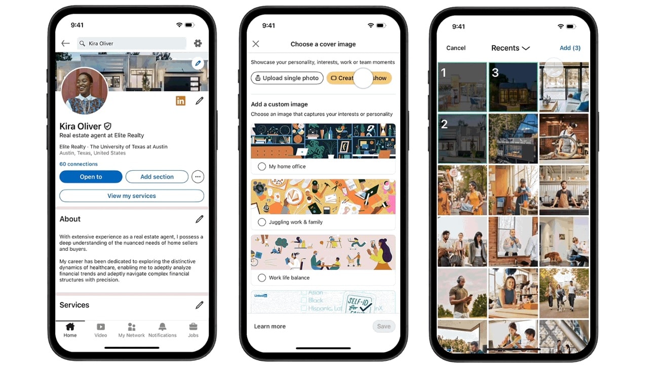 Nouveauté LinkedIn : des bannières de profil dynamiques