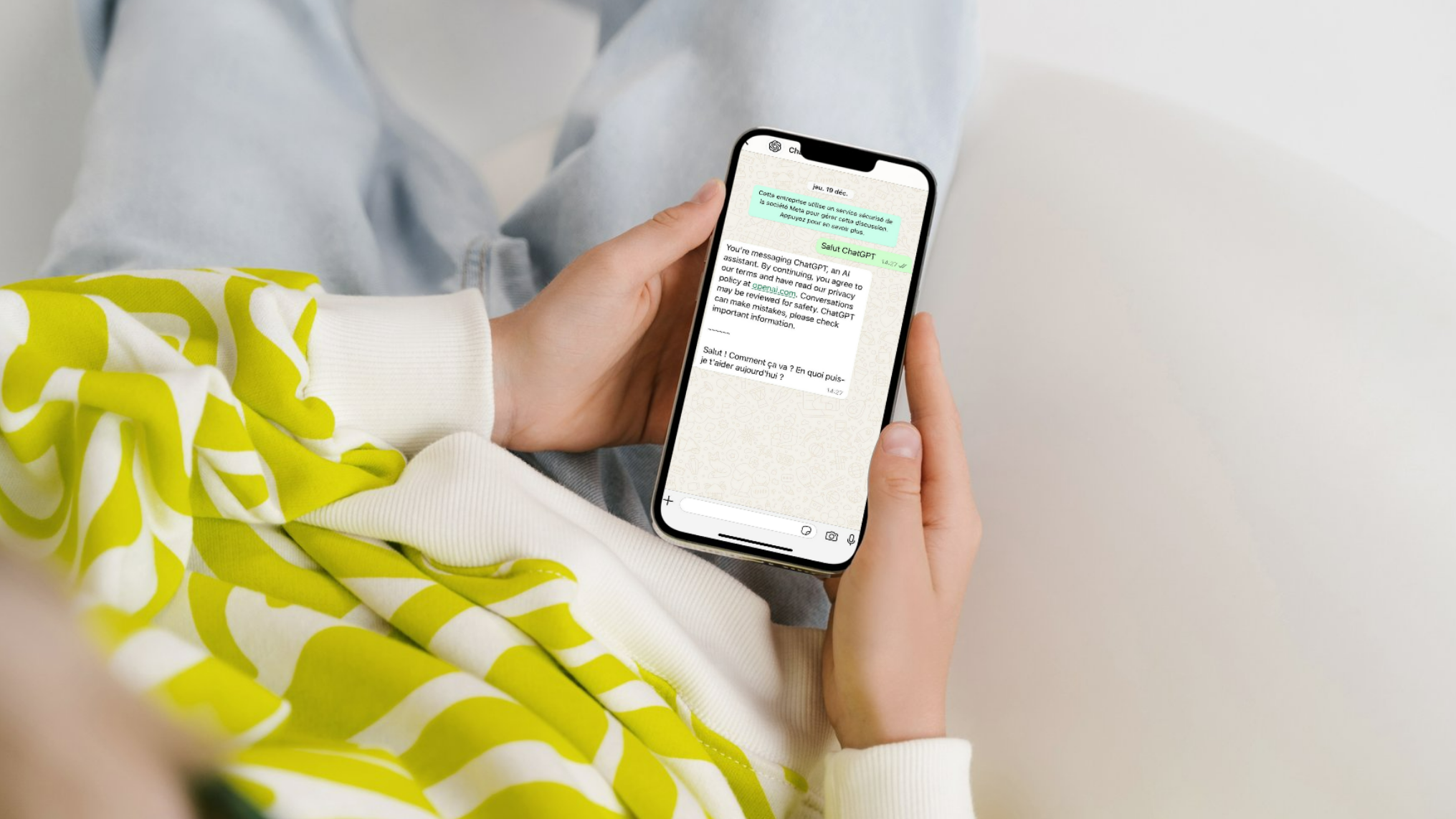 ChatGPT via WhatsApp : analyse d&rsquo;images et messages vocaux désormais possibles