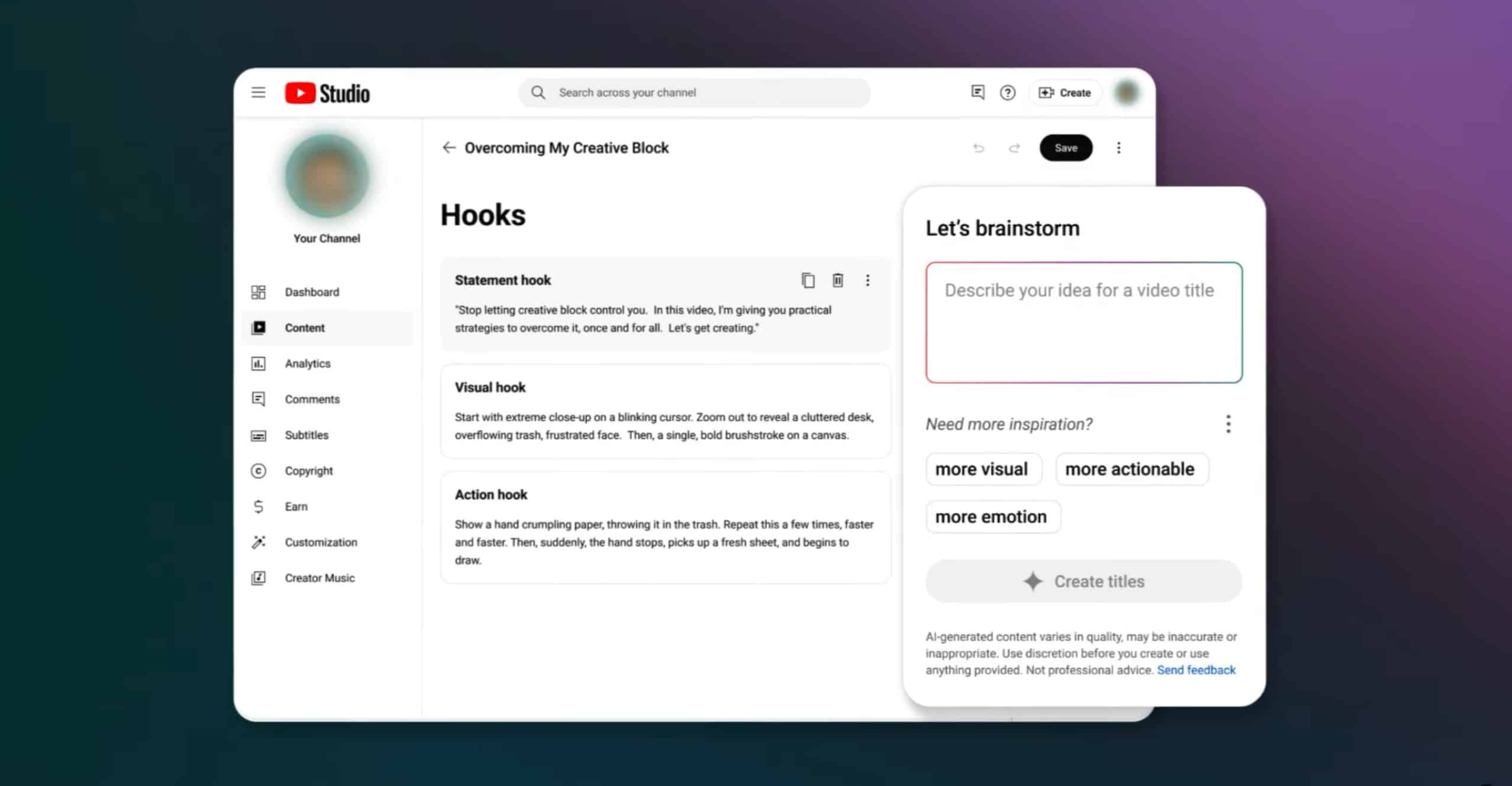 Création de Shorts YouTube : importation depuis TikTok et Instagram et nouveaux outils d&rsquo;inspiration