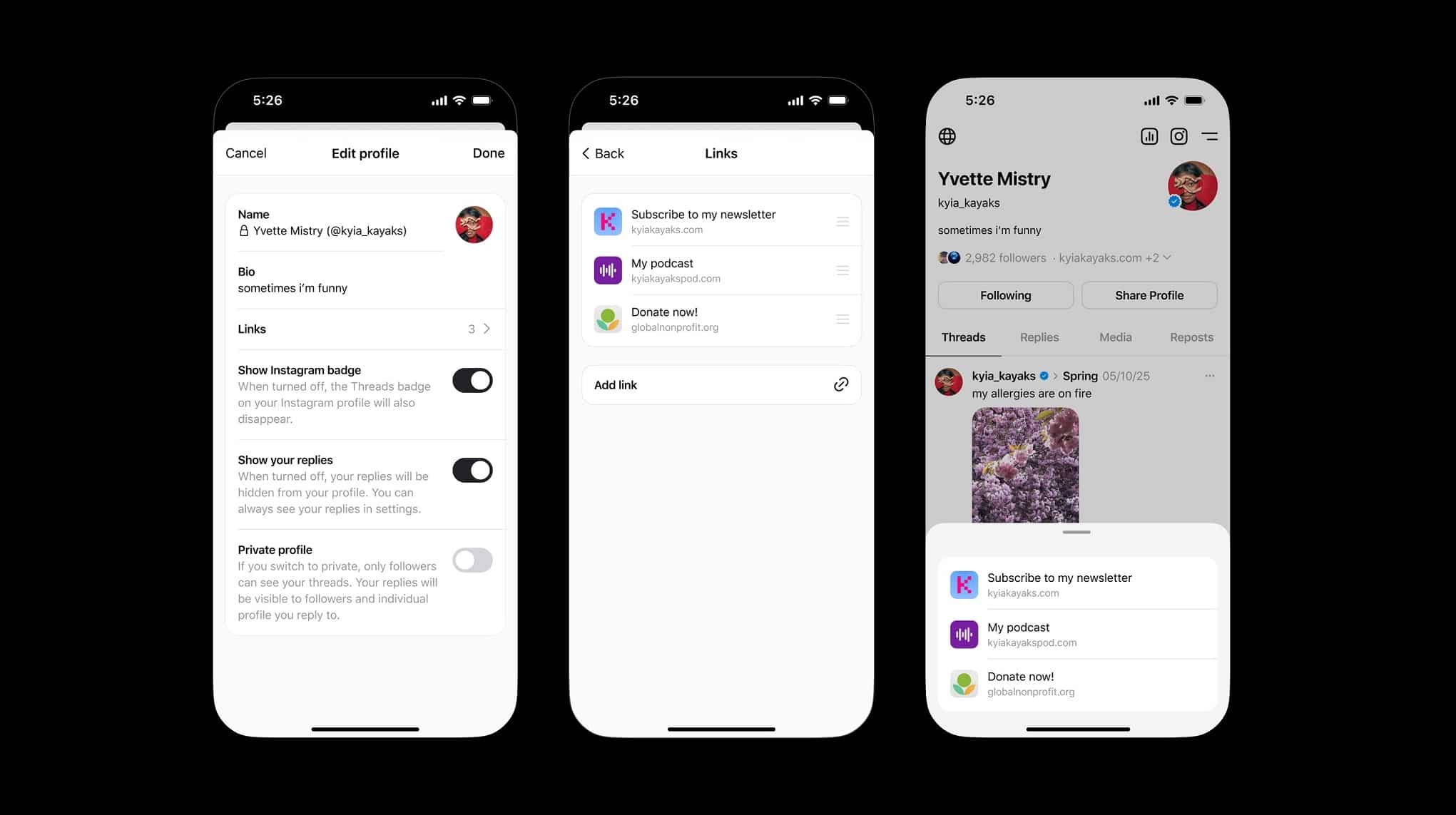 Liens externes sur Threads : ce qui change avec cette mise à jour