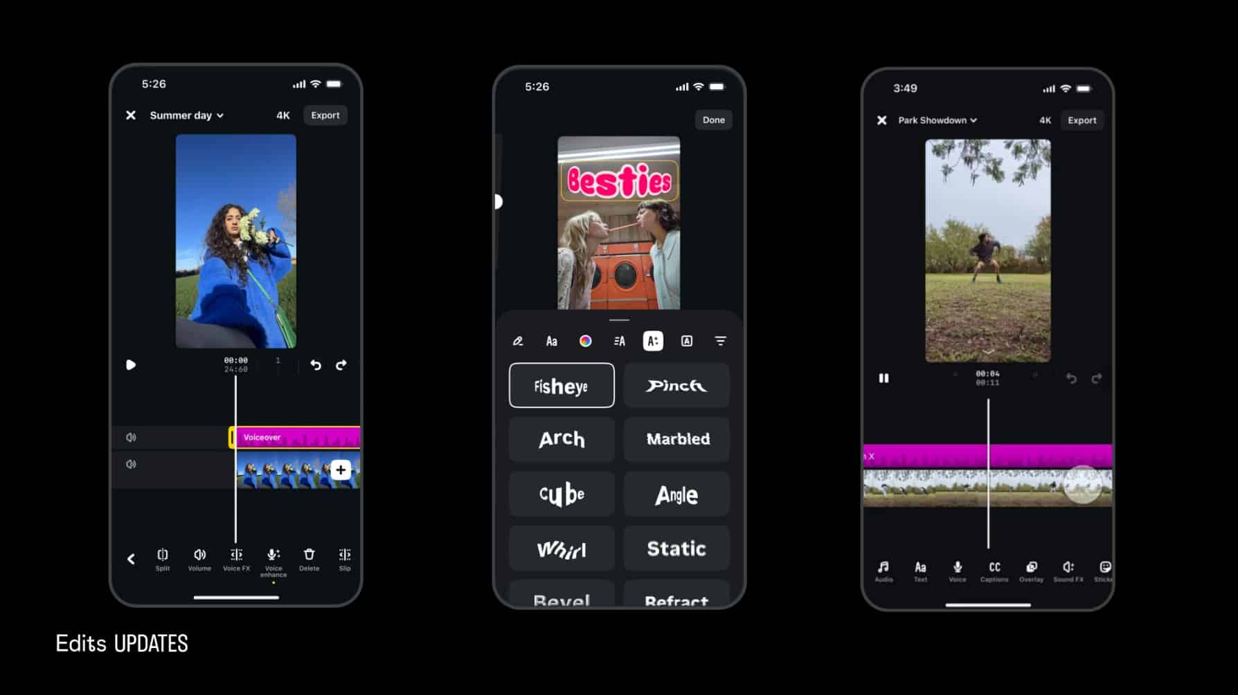 Dernières fonctionnalités Instagram Edits