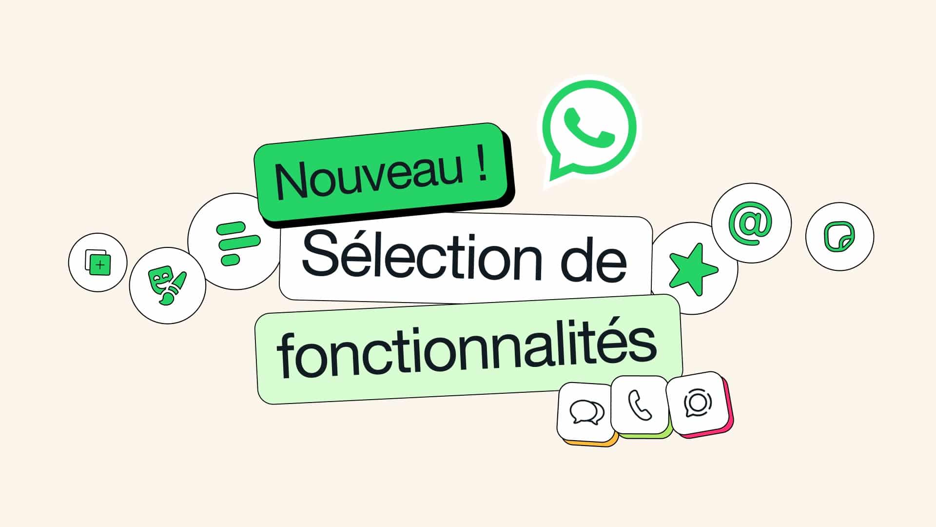 WhatsApp nouveautés