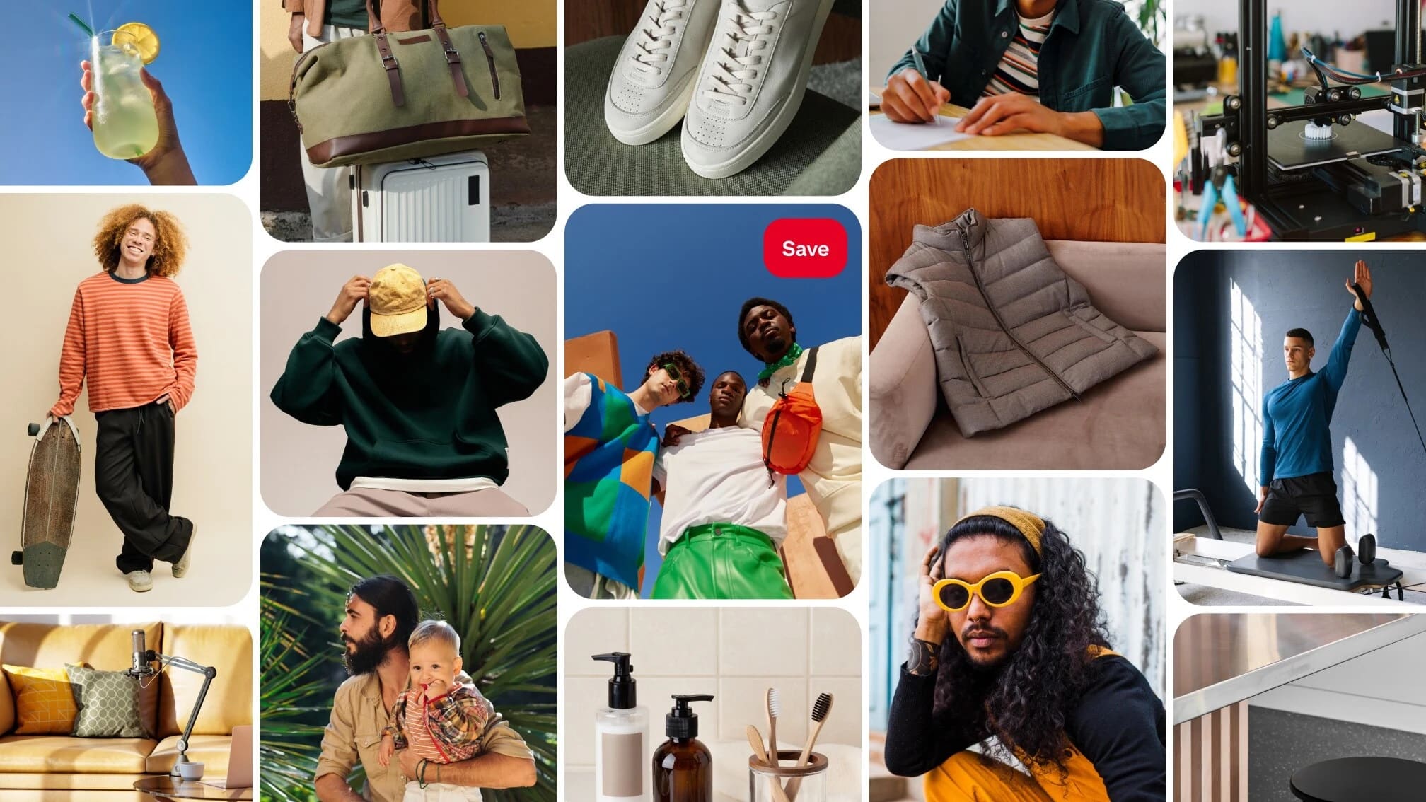 Hommes sur Pinterest : les tendances clés