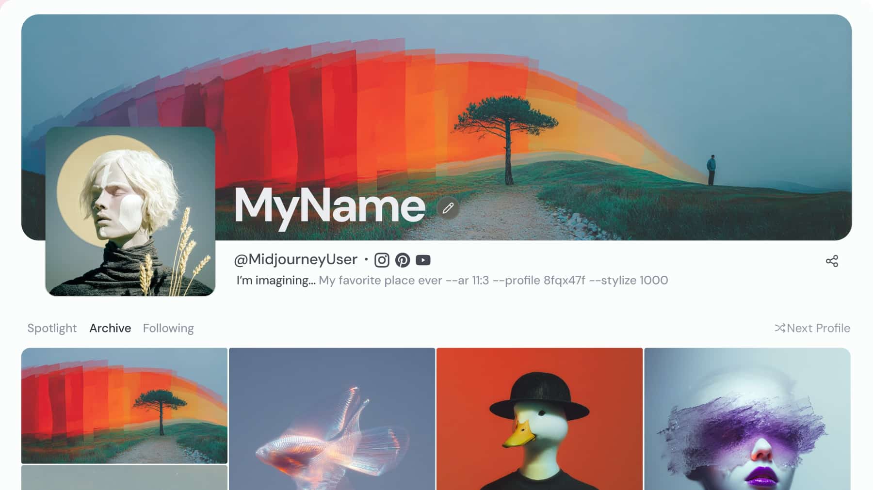 Profil Midjourney : personnalisez votre galerie de créations