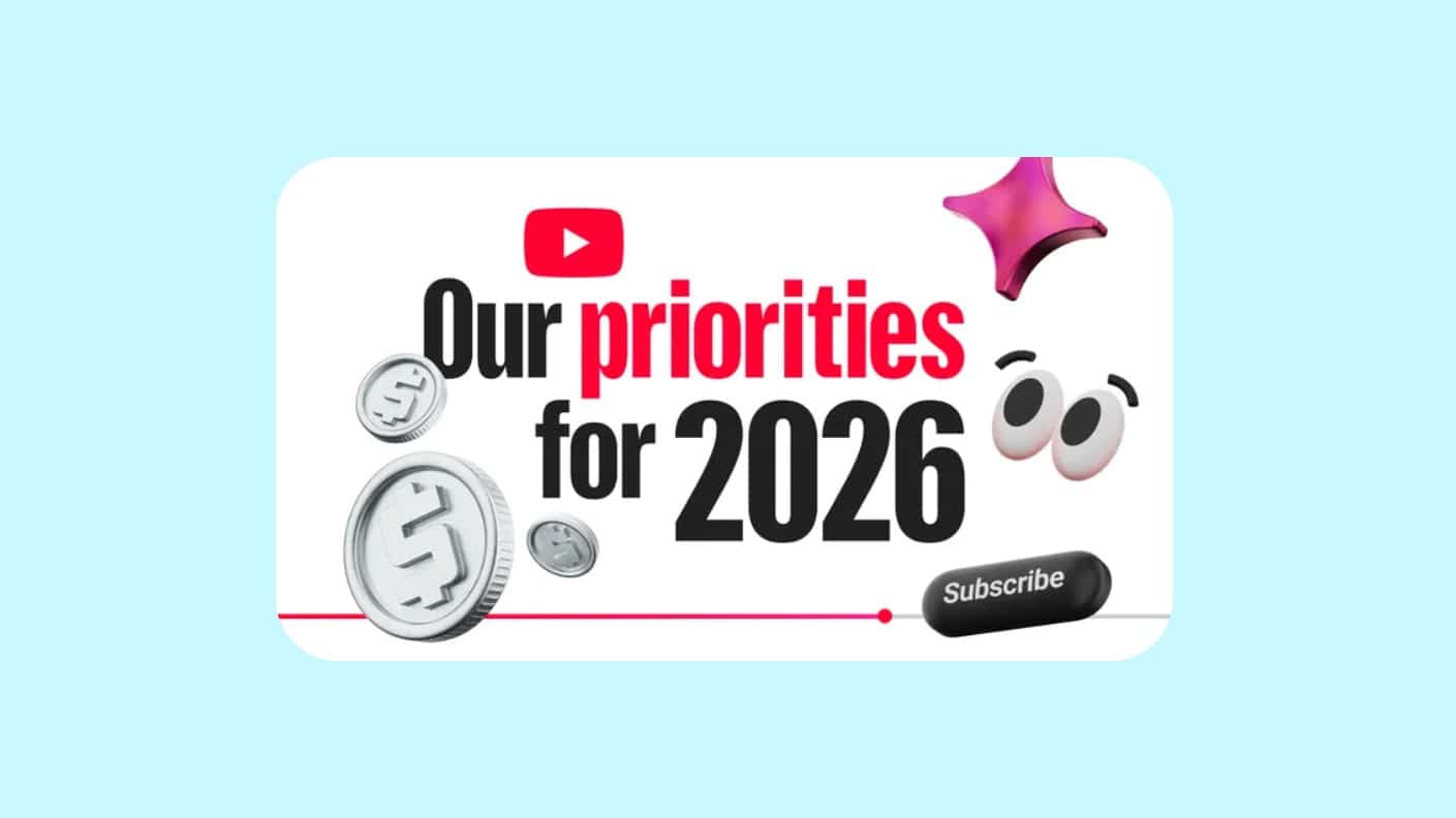 YouTube 2026 priorities priorités