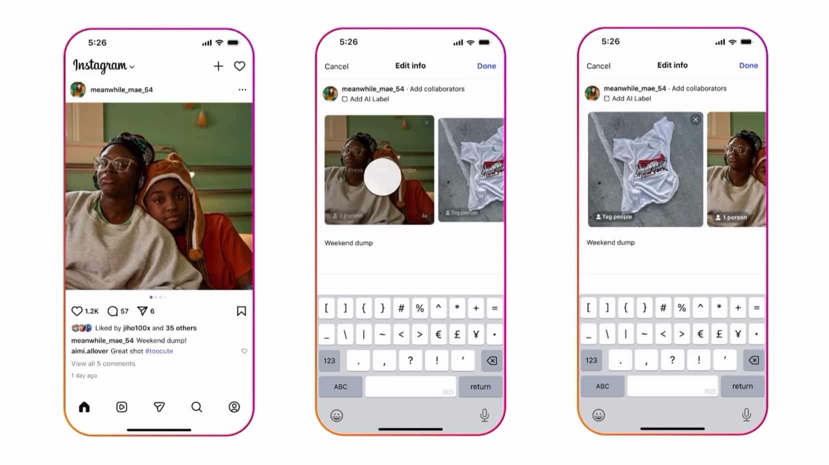 Carrousel Instagram 2026 : réorganisez-les après publication