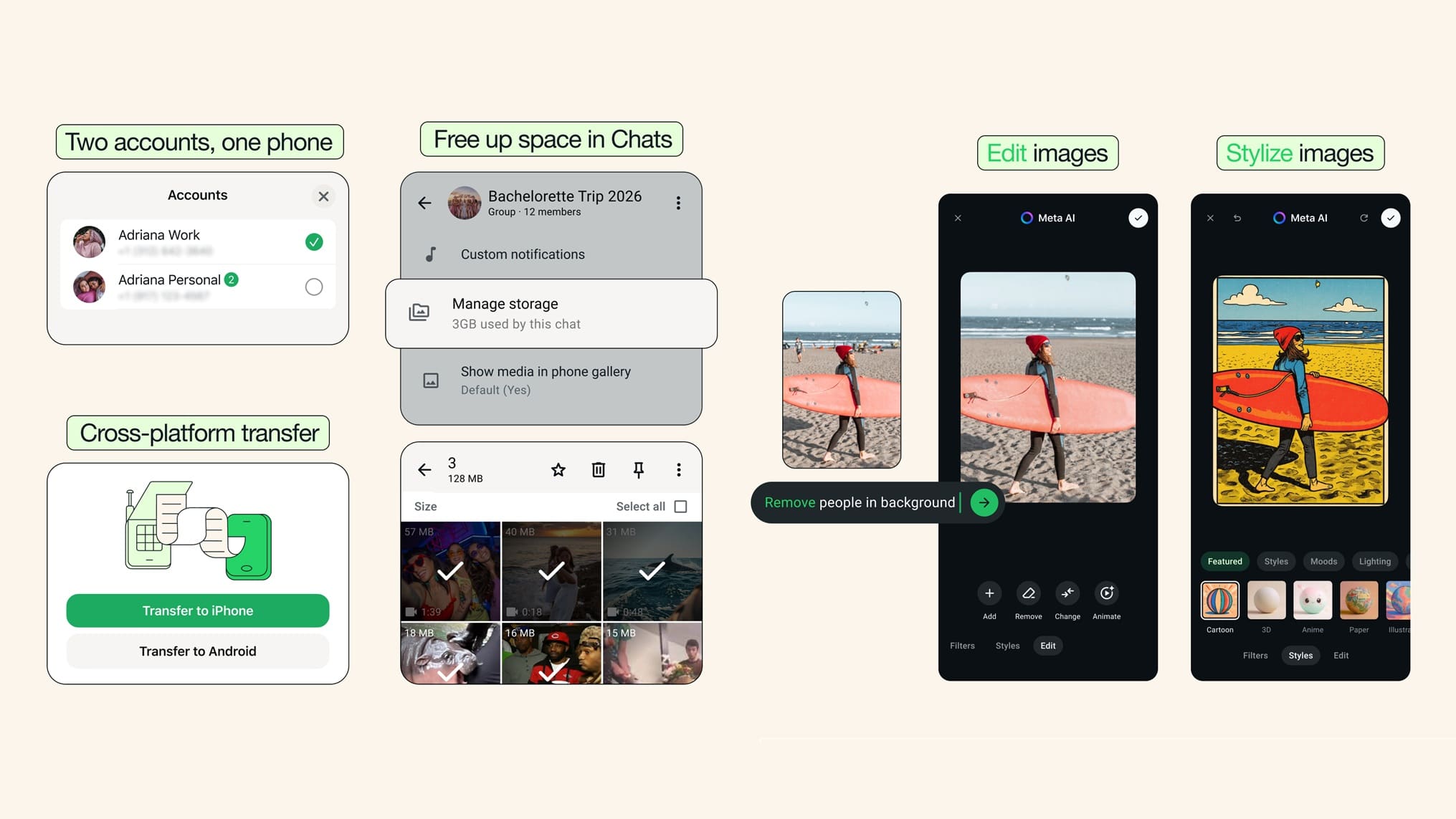 WhatsApp 2026 : IA et gestion multi-comptes simplifiée