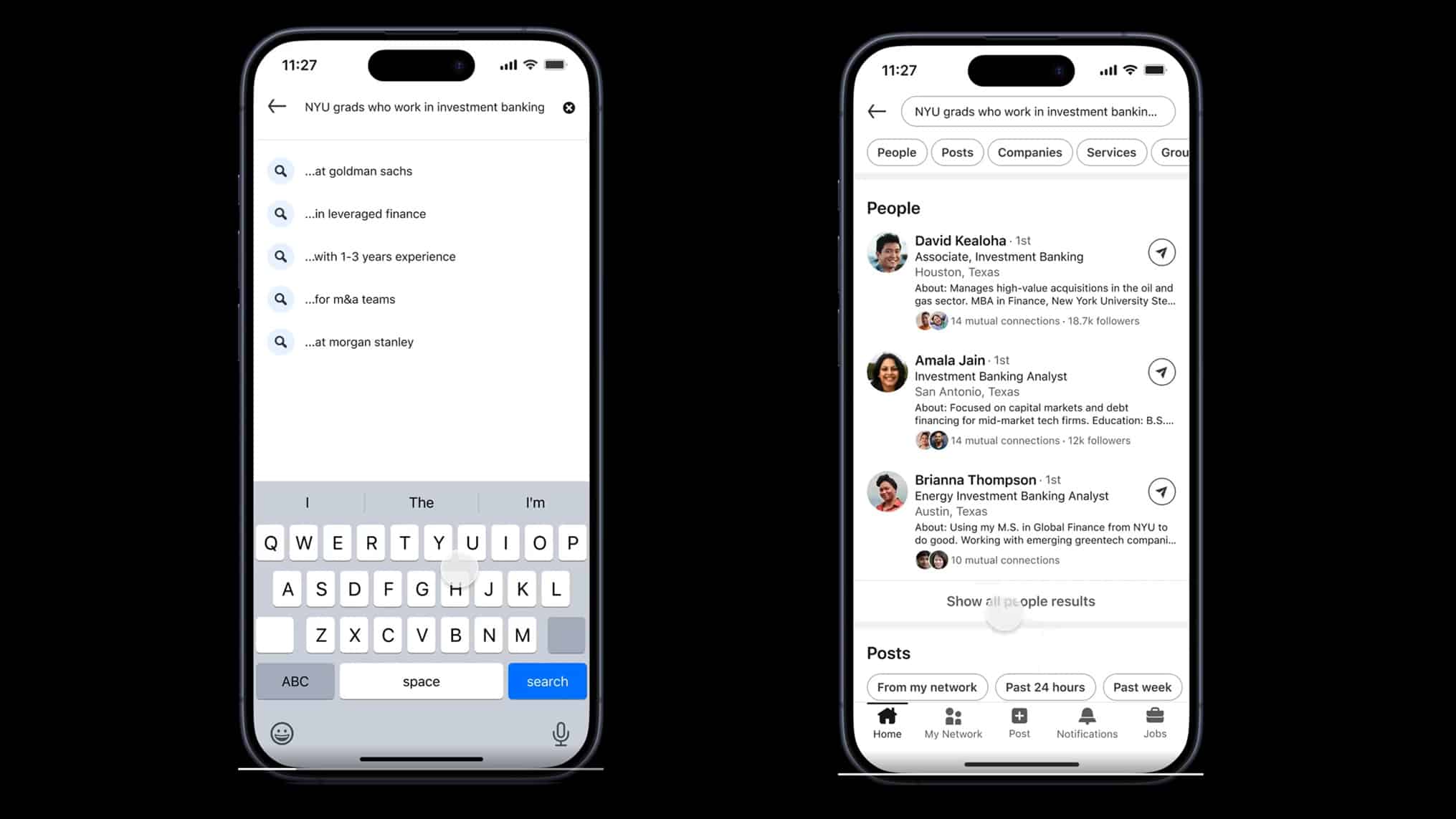 Recherche IA LinkedIn