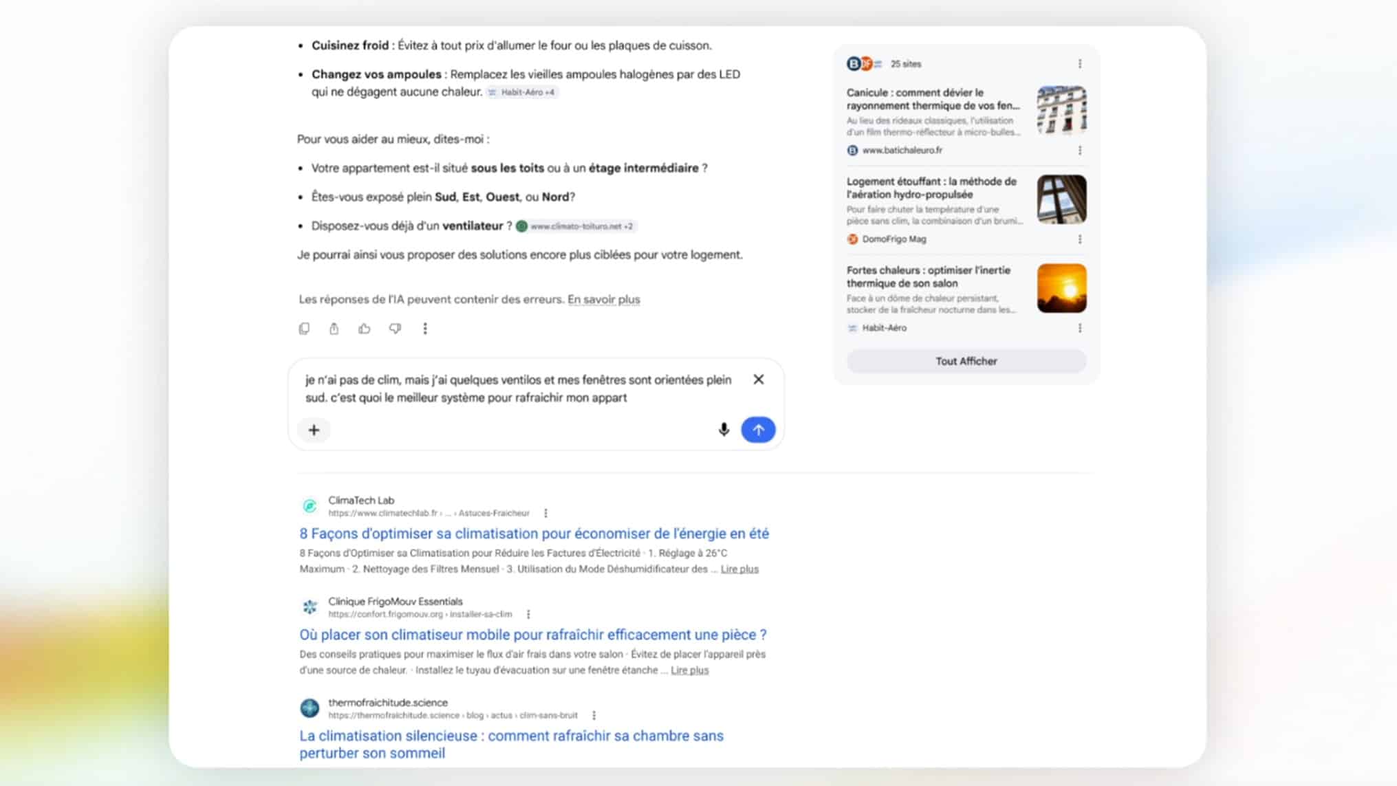 IA Google Aperçu Mode