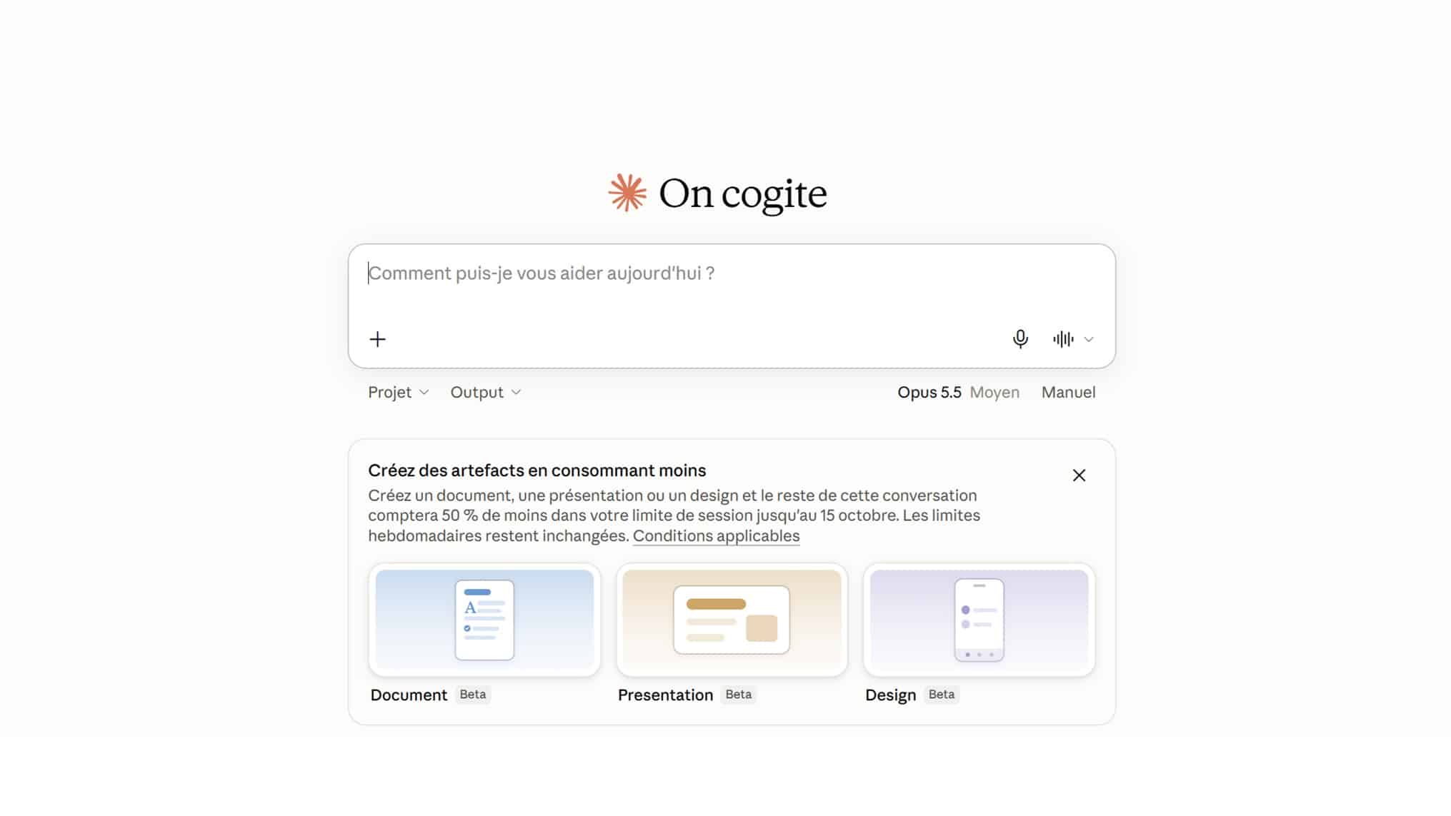 promotion Claude AI Artefacts offre Anthropic